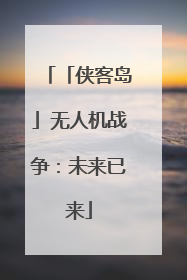 「侠客岛」无人机战争：未来已来