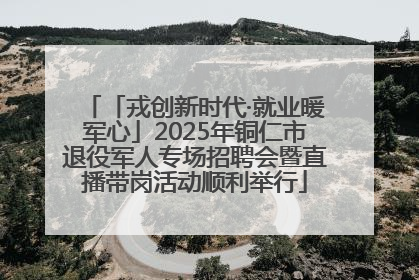 「戎创新时代·就业暖军心」2025年铜仁市退役军人专场招聘会暨直播带岗活动顺利举行
