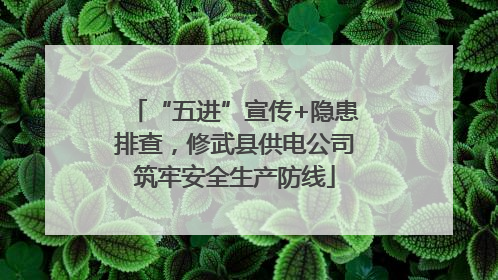 “五进”宣传+隐患排查，修武县供电公司筑牢安全生产防线