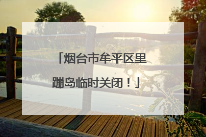 烟台市牟平区里蹦岛临时关闭！