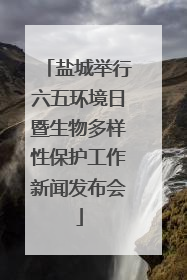 盐城举行六五环境日暨生物多样性保护工作新闻发布会