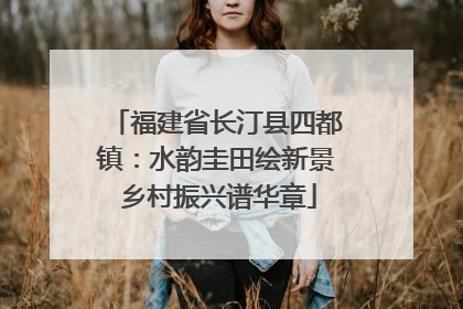 福建省长汀县四都镇：水韵圭田绘新景 乡村振兴谱华章