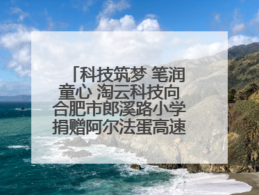 科技筑梦 笔润童心 淘云科技向合肥市郎溪路小学捐赠阿尔法蛋高速词典笔