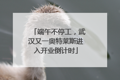 端午不停工，武汉又一奥特莱斯进入开业倒计时
