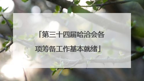 第三十四届哈洽会各项筹备工作基本就绪