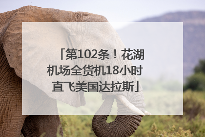 第102条！花湖机场全货机18小时直飞美国达拉斯