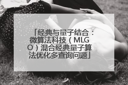 经典与量子结合：微算法科技（MLGO）混合经典量子算法优化多查询问题