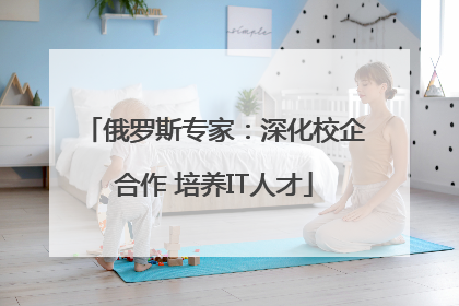 俄罗斯专家：深化校企合作 培养IT人才