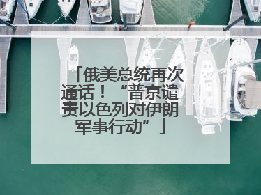俄美总统再次通话！“普京谴责以色列对伊朗军事行动”
