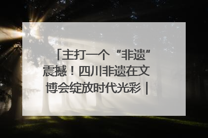 主打一个“非遗”震撼！四川非遗在文博会绽放时代光彩｜文博向“新”