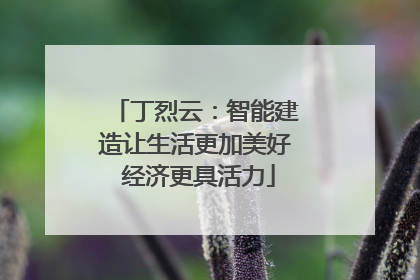 丁烈云：智能建造让生活更加美好 经济更具活力