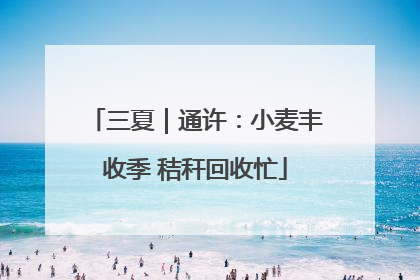 三夏｜通许：小麦丰收季 秸秆回收忙