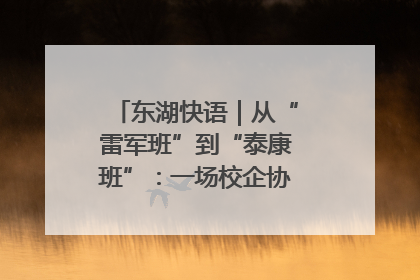 东湖快语｜从“雷军班”到“泰康班”：一场校企协同的“接力赛”
