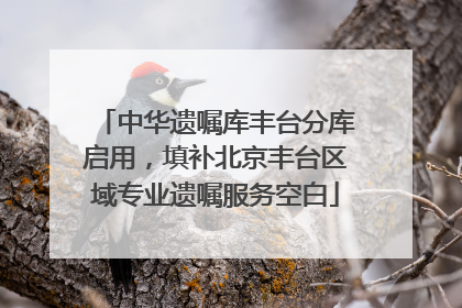 中华遗嘱库丰台分库启用，填补北京丰台区域专业遗嘱服务空白