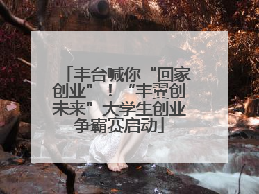 丰台喊你“回家创业”！“丰翼创未来”大学生创业争霸赛启动