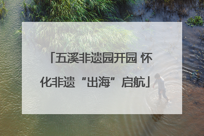 五溪非遗园开园 怀化非遗“出海”启航