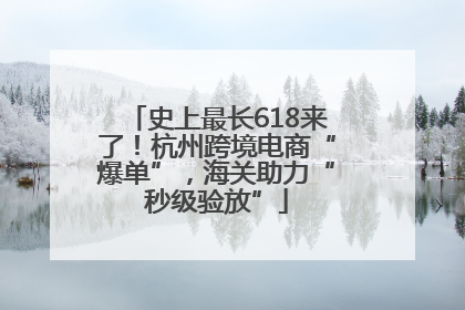 史上最长618来了！杭州跨境电商“爆单”，海关助力“秒级验放”