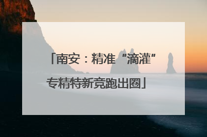 南安：精准“滴灌”专精特新竞跑出圈