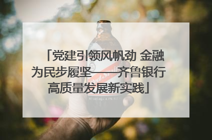 党建引领风帆劲 金融为民步履坚——齐鲁银行高质量发展新实践