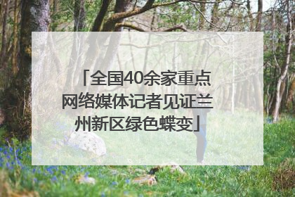 全国40余家重点网络媒体记者见证兰州新区绿色蝶变