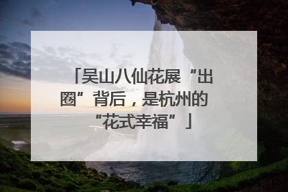 吴山八仙花展“出圈”背后，是杭州的“花式幸福”
