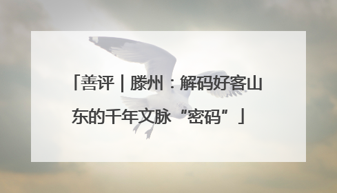 善评｜滕州：解码好客山东的千年文脉“密码”