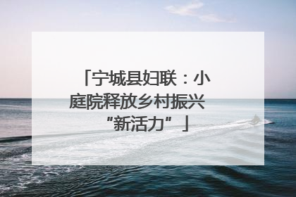 宁城县妇联：小庭院释放乡村振兴“新活力”