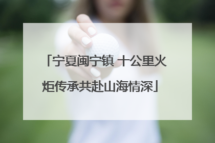 宁夏闽宁镇 十公里火炬传承共赴山海情深