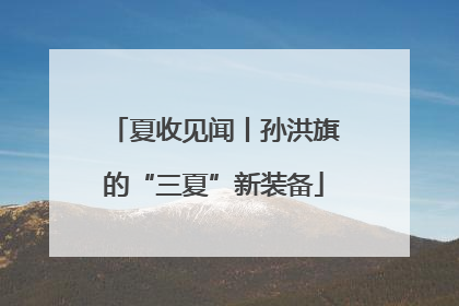 夏收见闻丨孙洪旗的“三夏”新装备