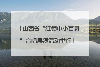 山西省“红领巾小百灵”合唱展演活动举行