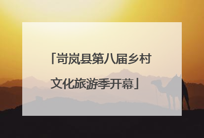 岢岚县第八届乡村文化旅游季开幕