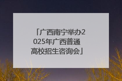 广西南宁举办2025年广西普通高校招生咨询会