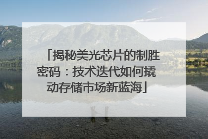 揭秘美光芯片的制胜密码：技术迭代如何撬动存储市场新蓝海