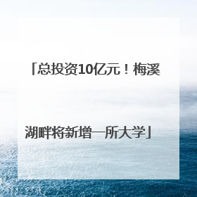 总投资10亿元！梅溪湖畔将新增一所大学
