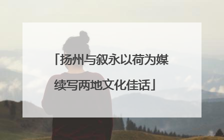 扬州与叙永以荷为媒续写两地文化佳话