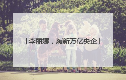 李丽娜，履新万亿央企