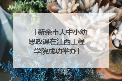 新余市大中小幼思政课在江西工程学院成功举办