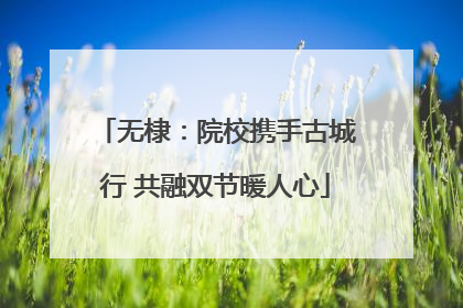 无棣：院校携手古城行 共融双节暖人心