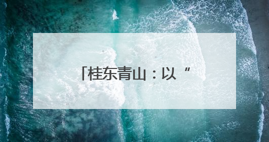 桂东青山：以“动”治“净” 擦亮“幸福底色”