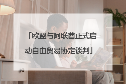 欧盟与阿联酋正式启动自由贸易协定谈判