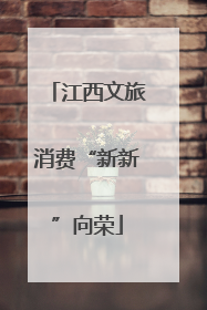 江西文旅消费“新新”向荣