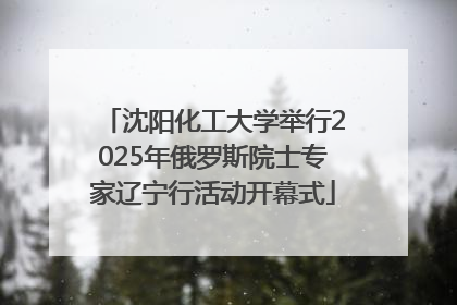 沈阳化工大学举行2025年俄罗斯院士专家辽宁行活动开幕式