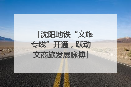沈阳地铁“文旅专线”开通，跃动文商旅发展脉搏