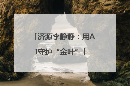 济源李静静：用AI守护“金叶”