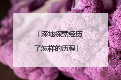 深地探索经历了怎样的历程