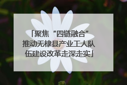 聚焦“四链融合” 推动无棣县产业工人队伍建设改革走深走实