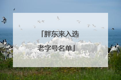 胖东来入选老字号名单