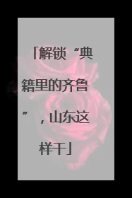 解锁“典籍里的齐鲁”，山东这样干