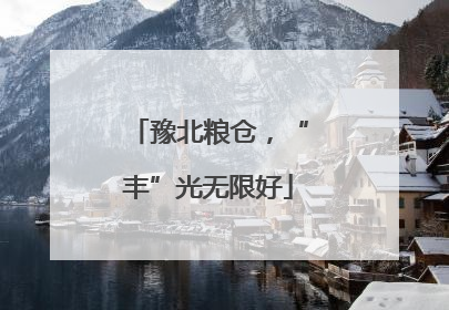 豫北粮仓，“丰”光无限好