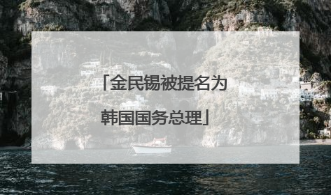 金民锡被提名为韩国国务总理